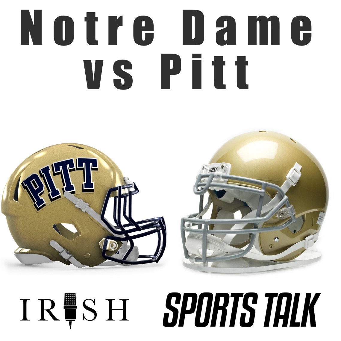 Podcast covering Notre Dame at Pitt college football game